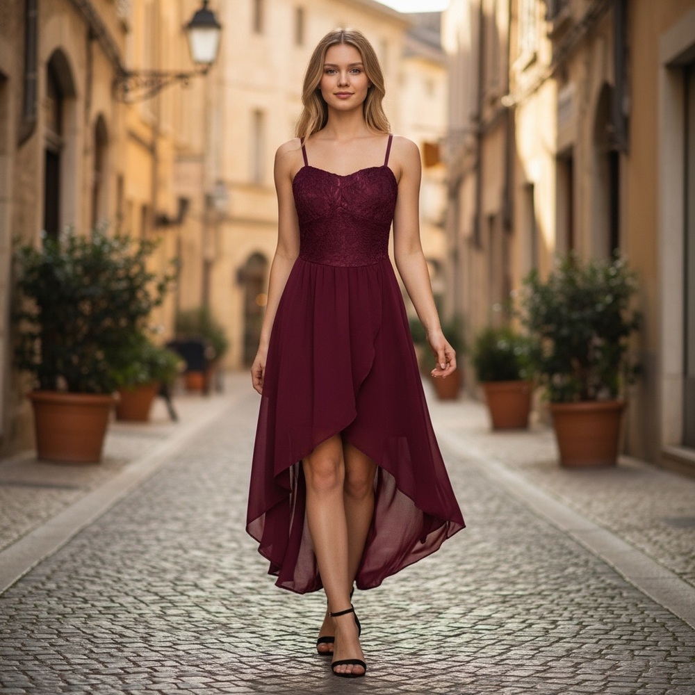 Lily Rose High Low Maxi Dress